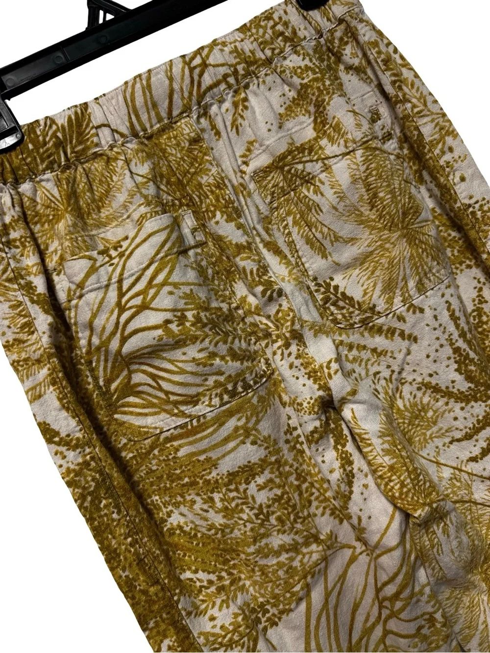 Anthropologie Pilcro Pants Linen Surf The Cottage XS Pull On Beach Boho Coastal